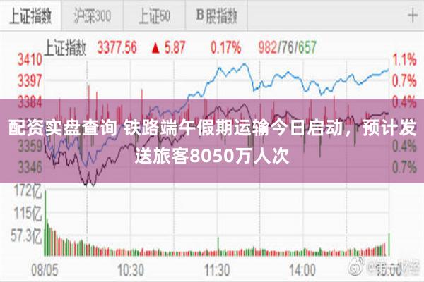 配资实盘查询 铁路端午假期运输今日启动，预计发送旅客8050万人次